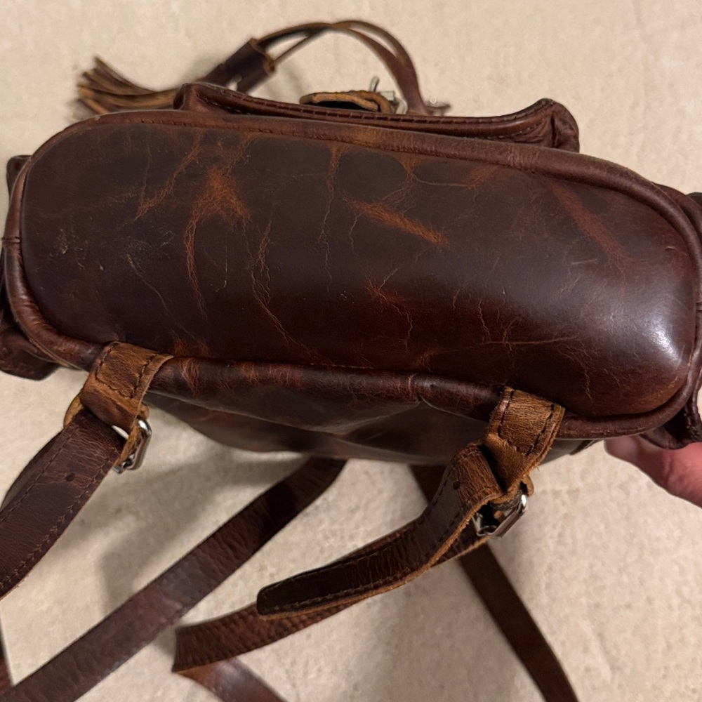 Mini backpack Freebird by Steven Brett in Cognac - Picture 7 of 8